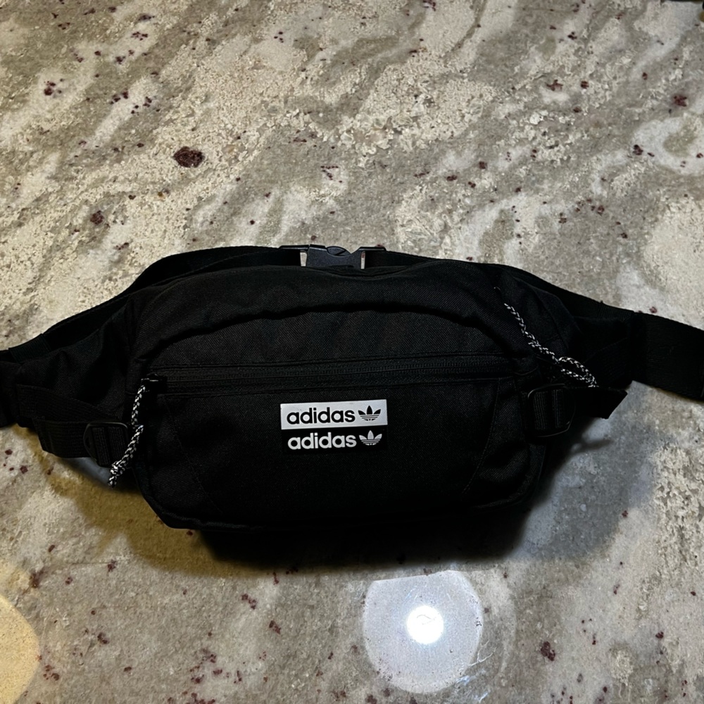 Adidas Originals Vocal Belt Bag Black Trefoil Waist Pack Fanny Pack‎ Mens EK2877